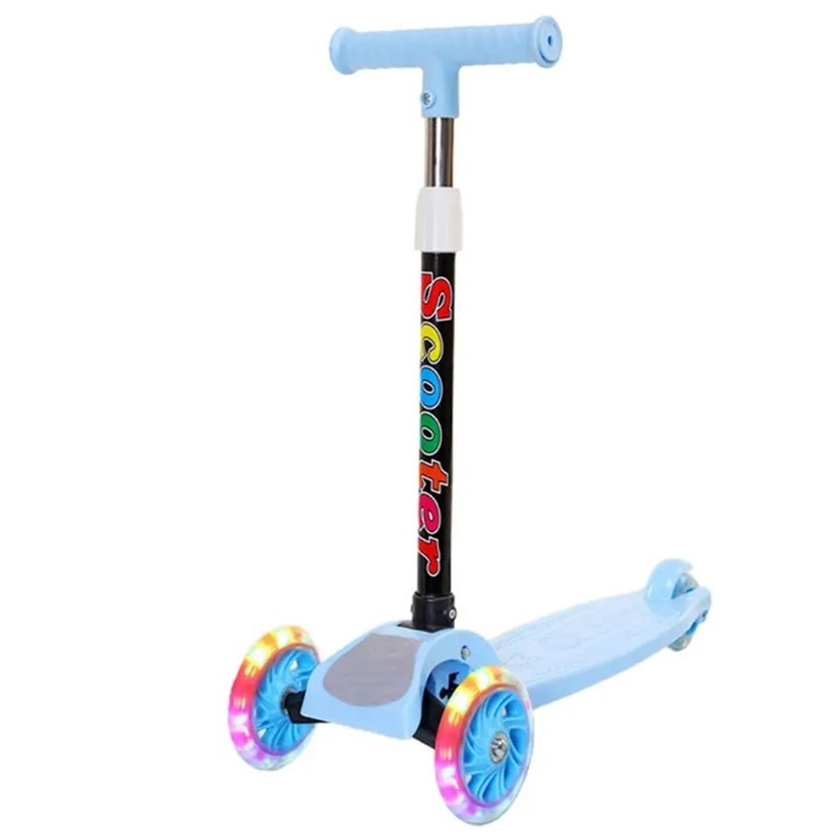 GENERICO - SCOOTER PATINETA PLEGABLE PARA NIÑOS AZUL