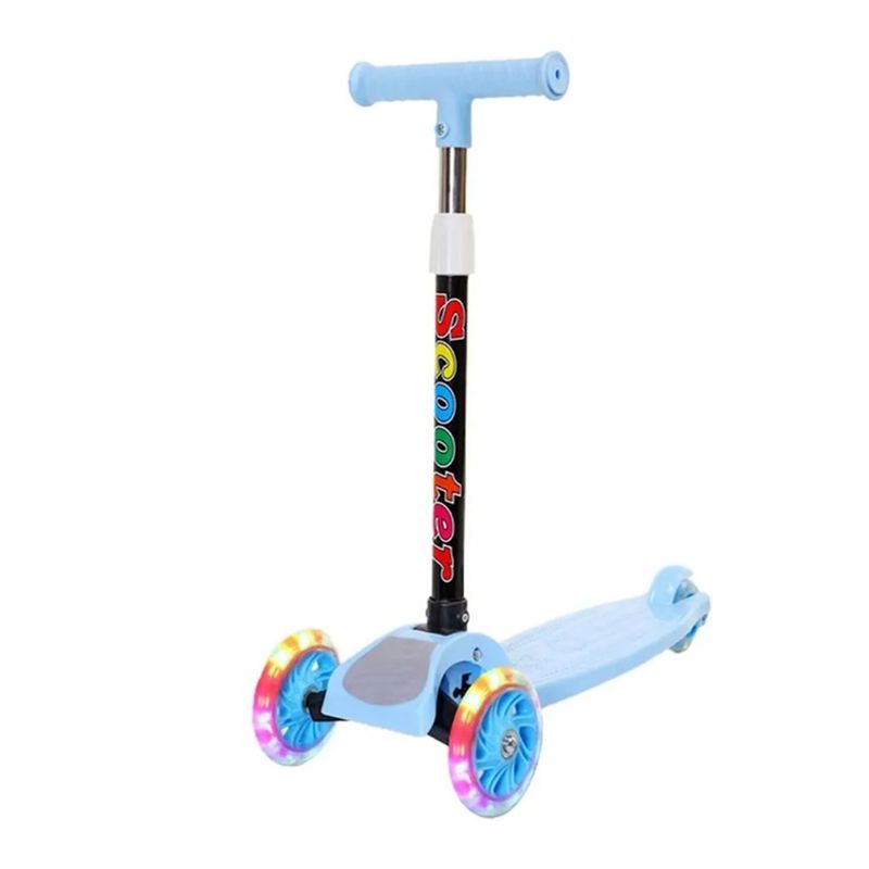 GENERICO - SCOOTER PATINETA PLEGABLE PARA NIÑOS AZUL