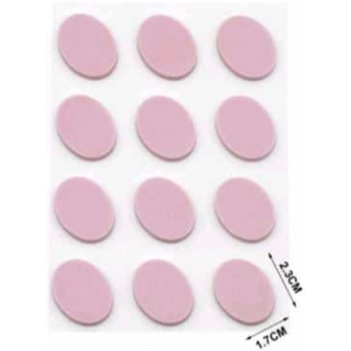 GENERICO - Pack 12 Almohadilla Adhesiva Espuma Para Ojo de Gallo O Callos