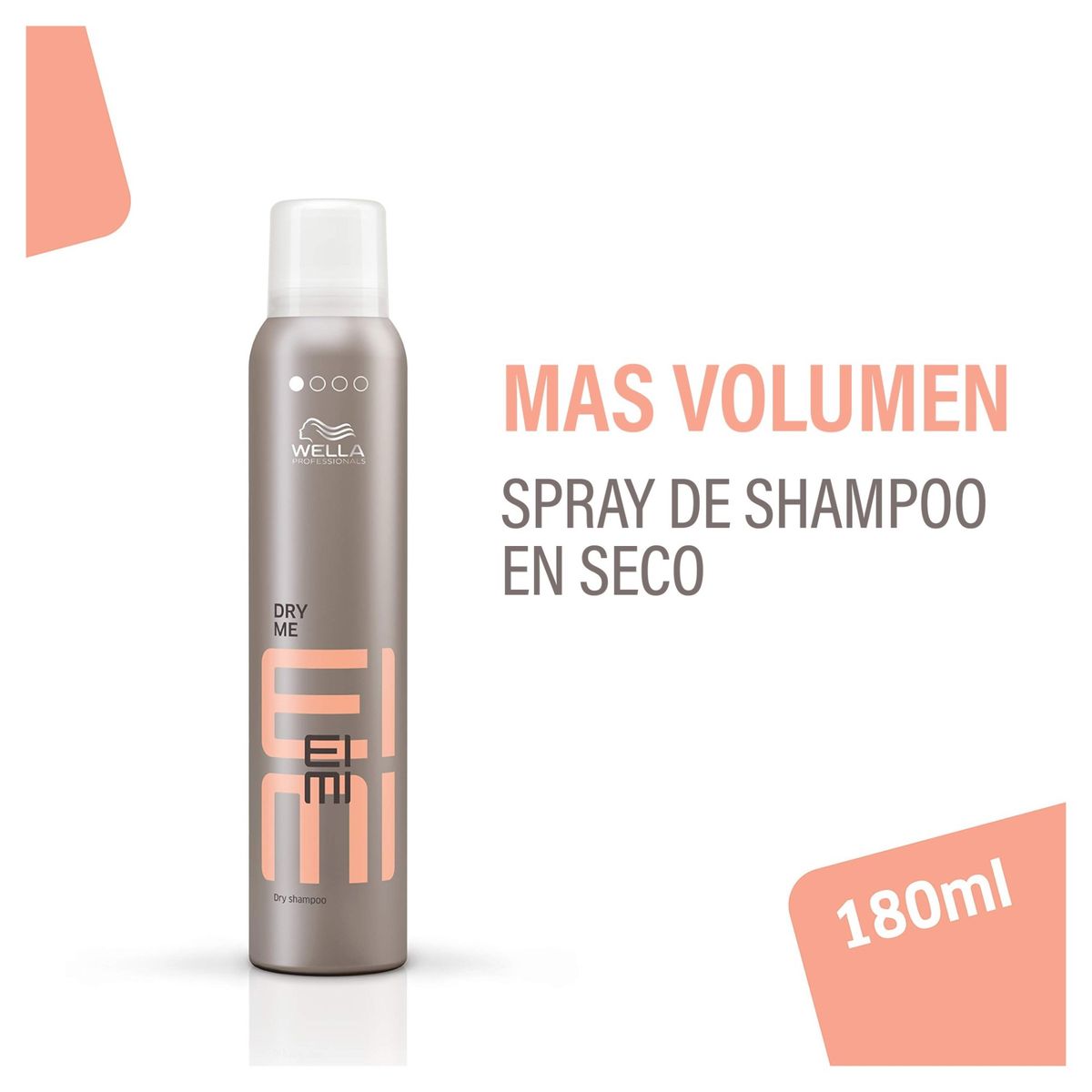 WELLA - Shampoo Seco Wella Eimi Dry Me 65ml  Volumen Y Brillo.