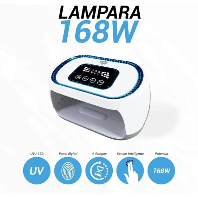 GENERICO - Lampara Led Uv 168W Secadora Uñas Profesional BLUEQUE