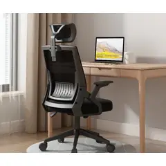 MODERNISMO - Silla de oficina ejecutiva ergonómica negra