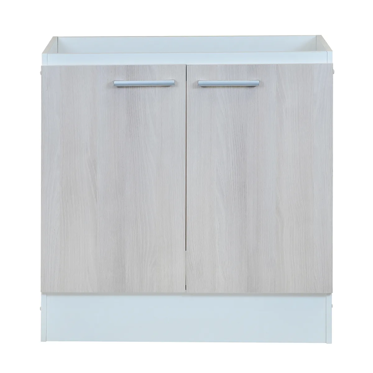 MOBIKIT - Base 2 Puertas 80 Con Repisa Acacia Arena Mobikit