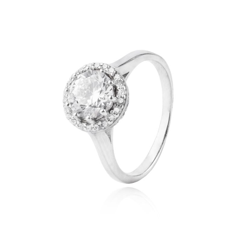 JB JOYAS BARON - Anillo de Plata Esterlina 925 Roseta