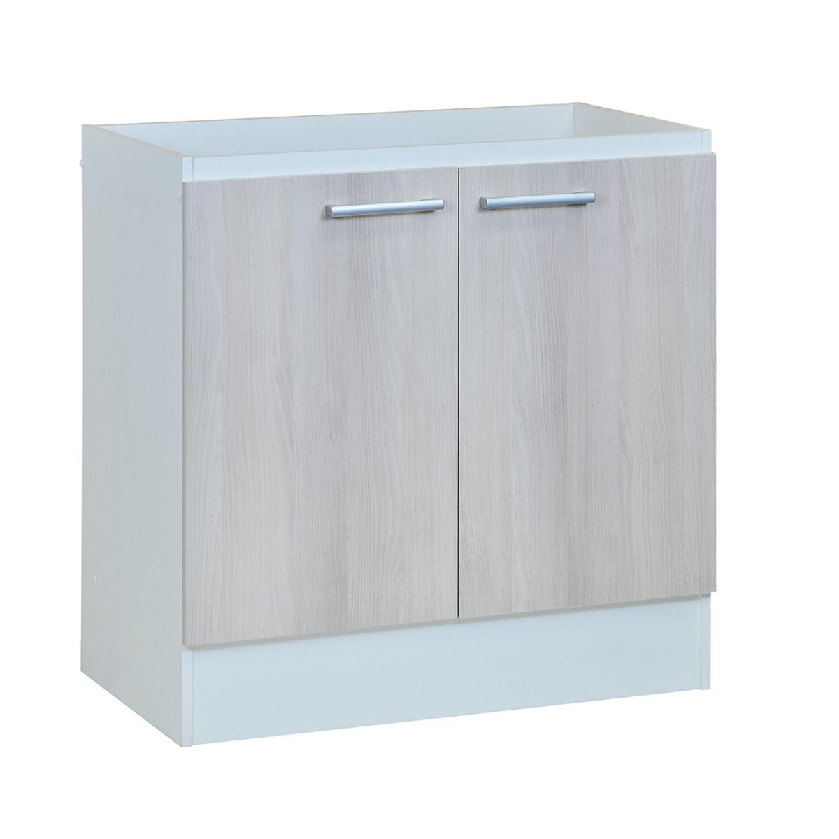 MOBIKIT - Base Lavaplatos 2 Puertas 80 Cm Acacia Arena Mobikit