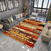 ALFOMBRAS CON DISEÑO INDIGENA 200X240 CM ILUSION 3D TF