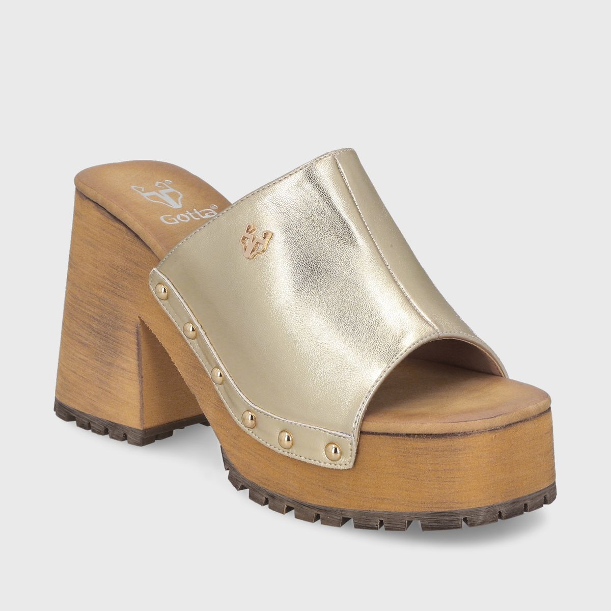 GOTTA - Sandalia Mujer Dorada 45971