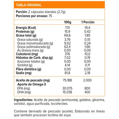 Imagen 2 del producto Omega Ultra Pure (150 Caps)