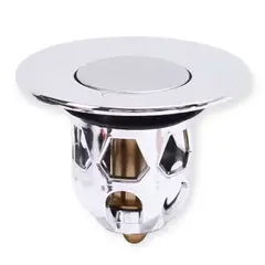 GENERICO - Tapón Filtro Ducha Fregadero Valvula Desague Universal Pop Up