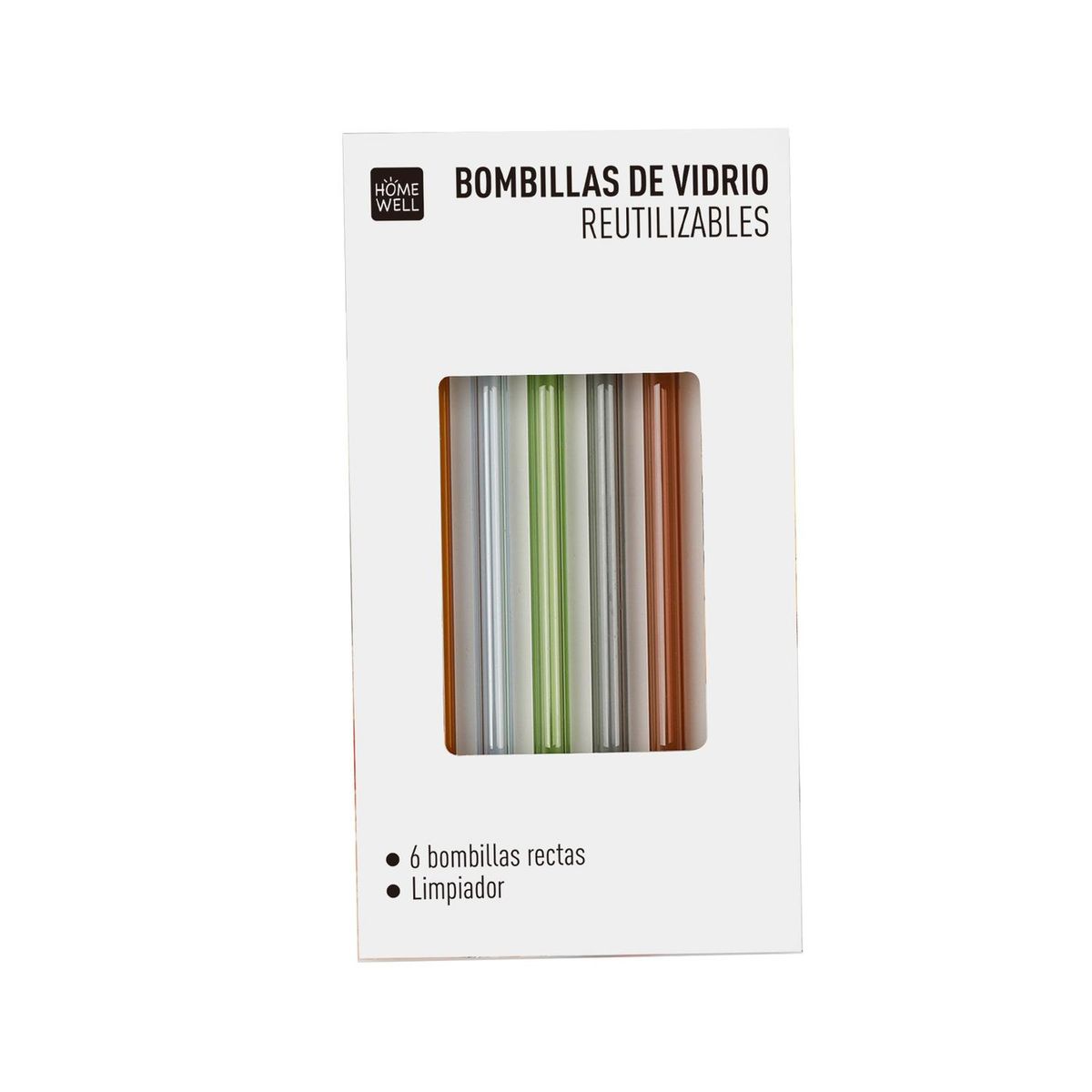 HOMEWELL - BOMBILLA DE VIDRIO *6 + LIMPIADOR HOMEWELL