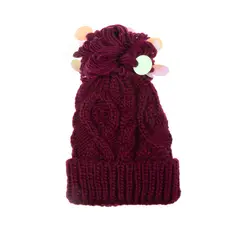 PILLIN - Gorro Niña Burdeo Pillín