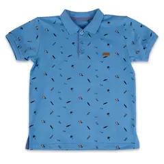 PILLIN - Polera Niño Celeste