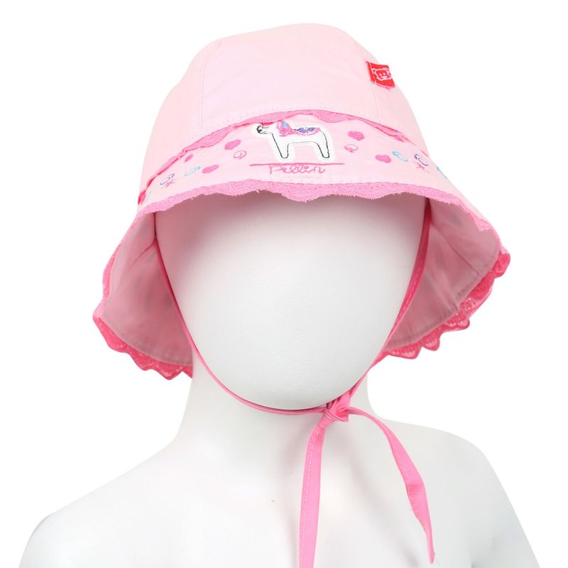 PILLIN - Gorro Bebé Niña Algodón Verano Rosado Pillín PILLIN