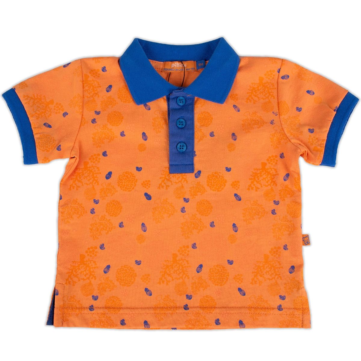 PILLIN - Polera Bebe Niño Naranja Pillin PILLIN