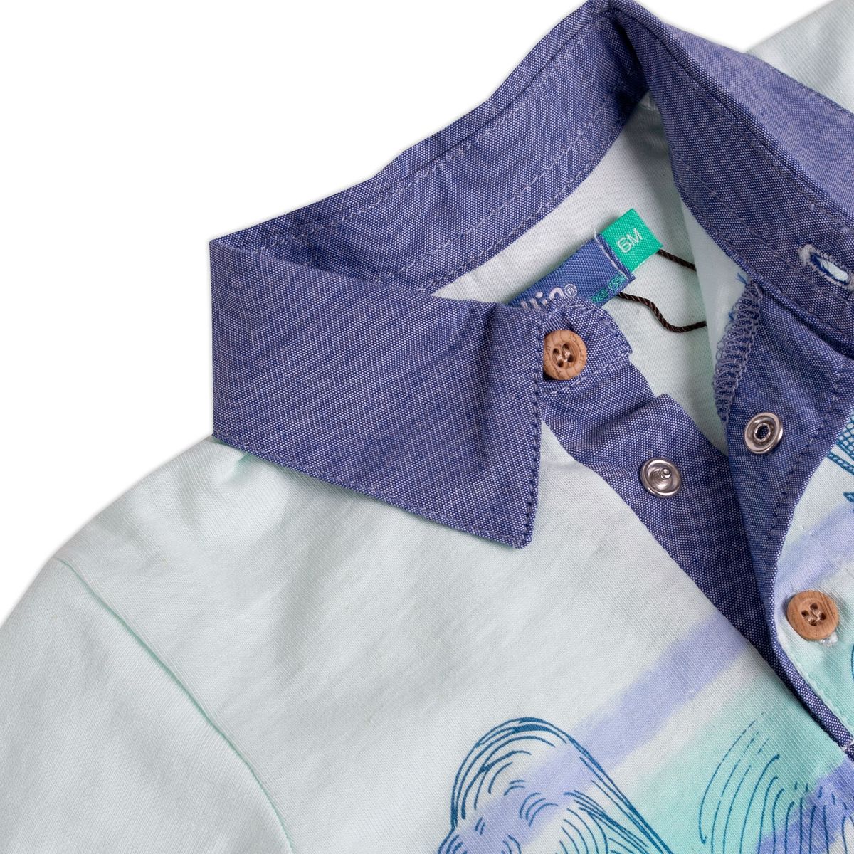 PILLIN - Polera Bebe Niño Agua Pillin PILLIN