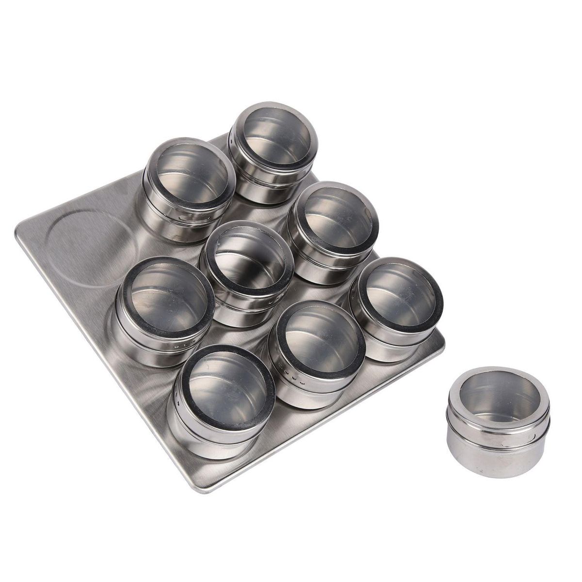 HOMEWELL - Especiero Magnetico de Metal (9u) HOMEWELL