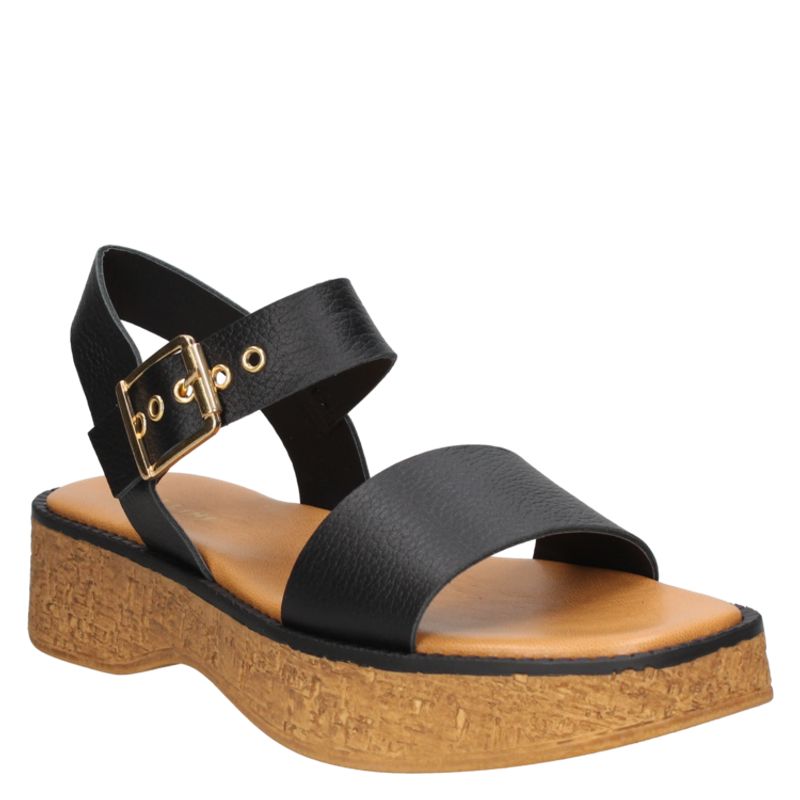 POLLINI - Sandalia Casual Negro Pollini