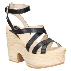 POLLINI - Sandalia Casual Negro Pollini.