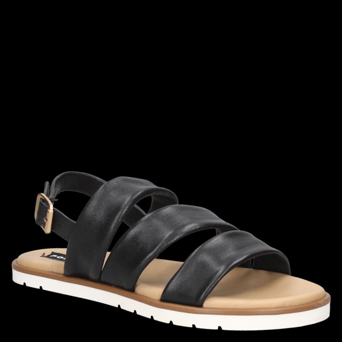 POLLINI - Sandalia Casual Negro Pollini