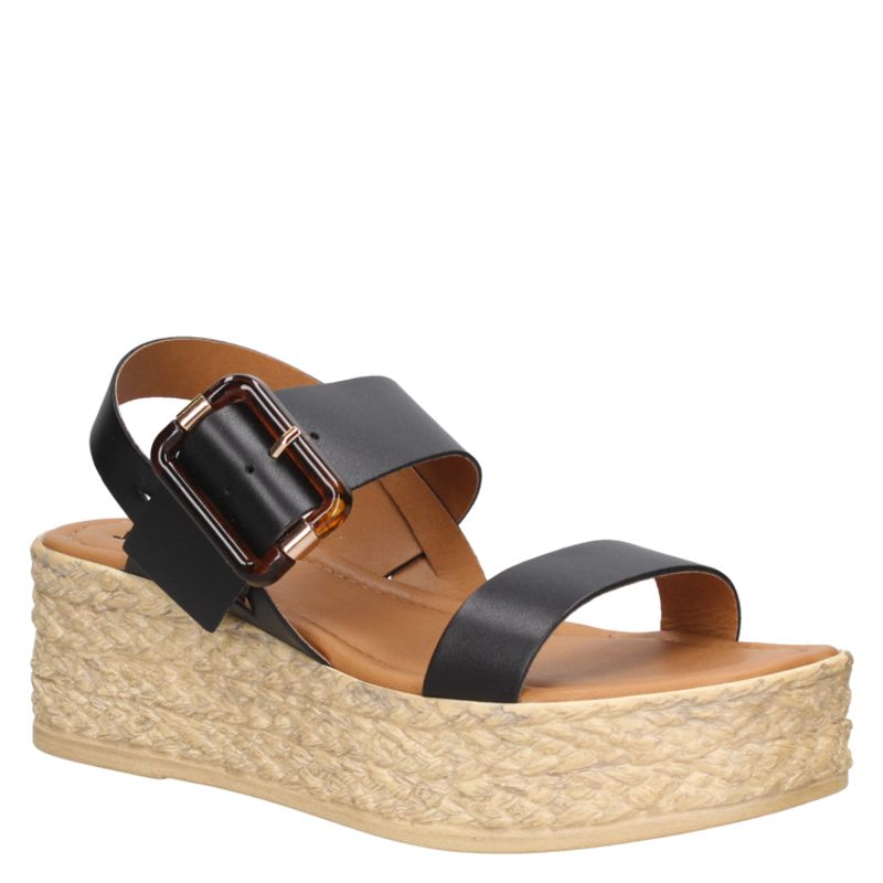 POLLINI - Sandalia Casual Negro Pollini