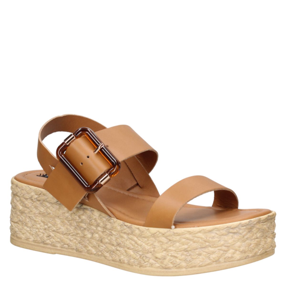 POLLINI - Sandalia Casual Marrón Claro Pollini