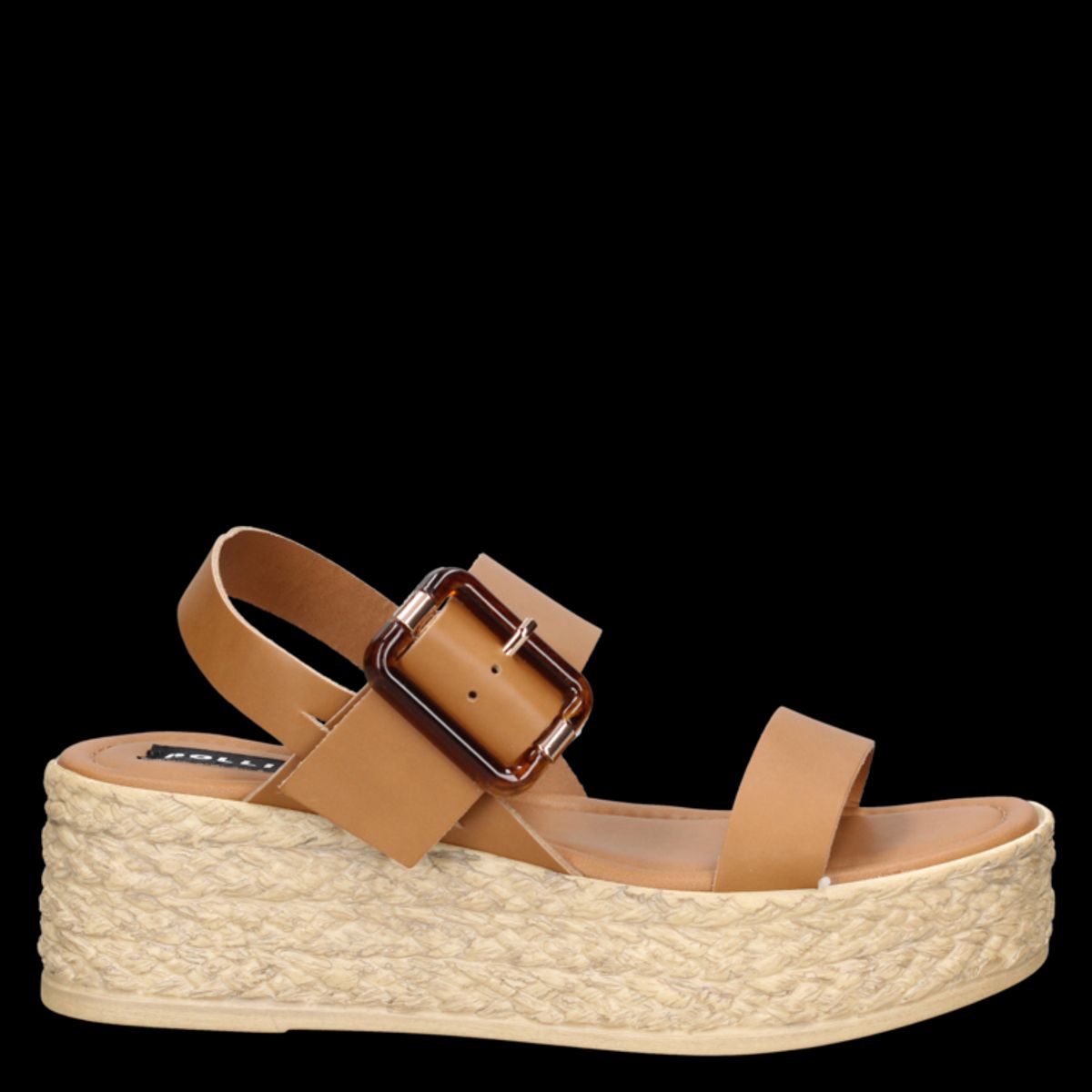 POLLINI - Sandalia Casual Marrón Claro Pollini