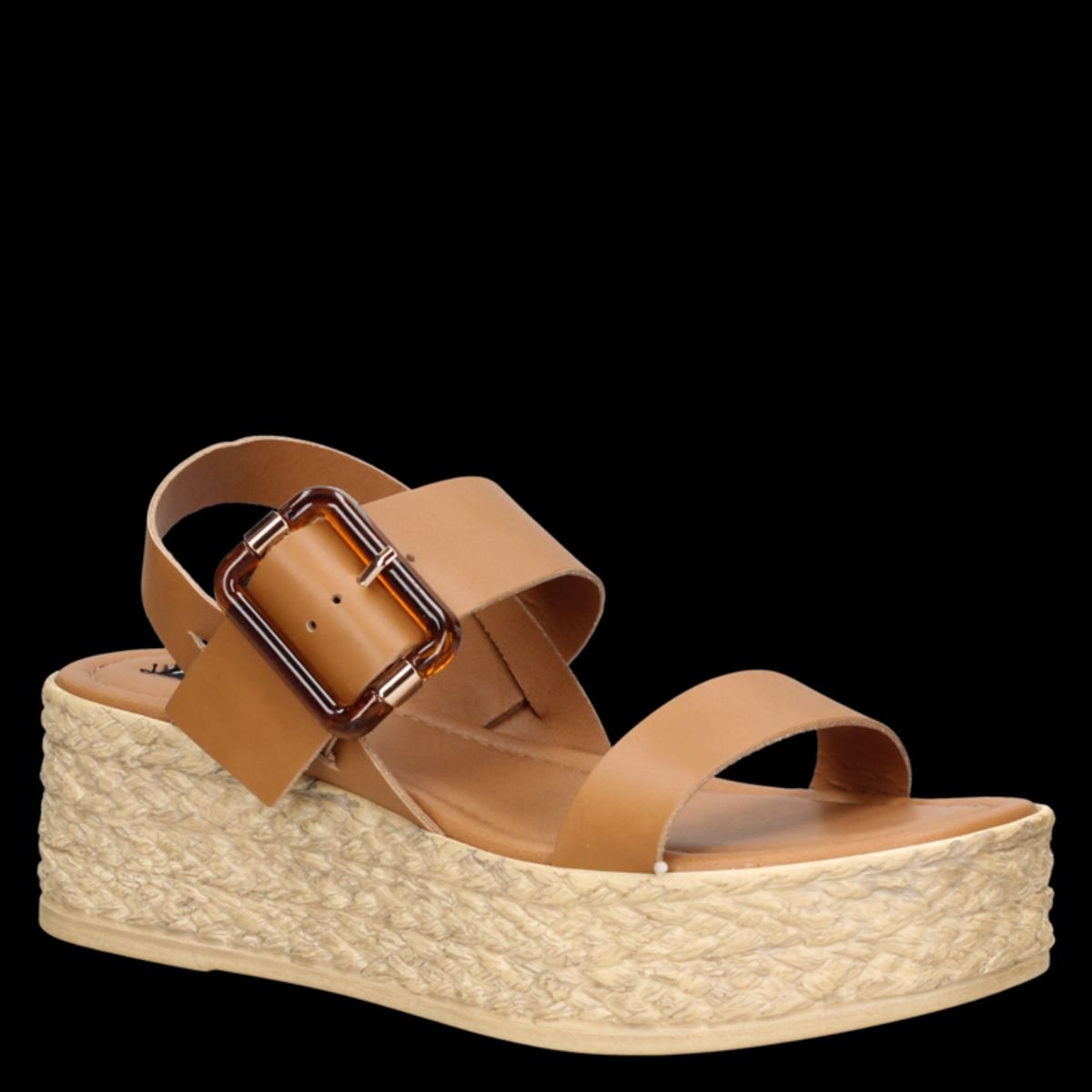 POLLINI - Sandalia Casual Marrón Claro Pollini