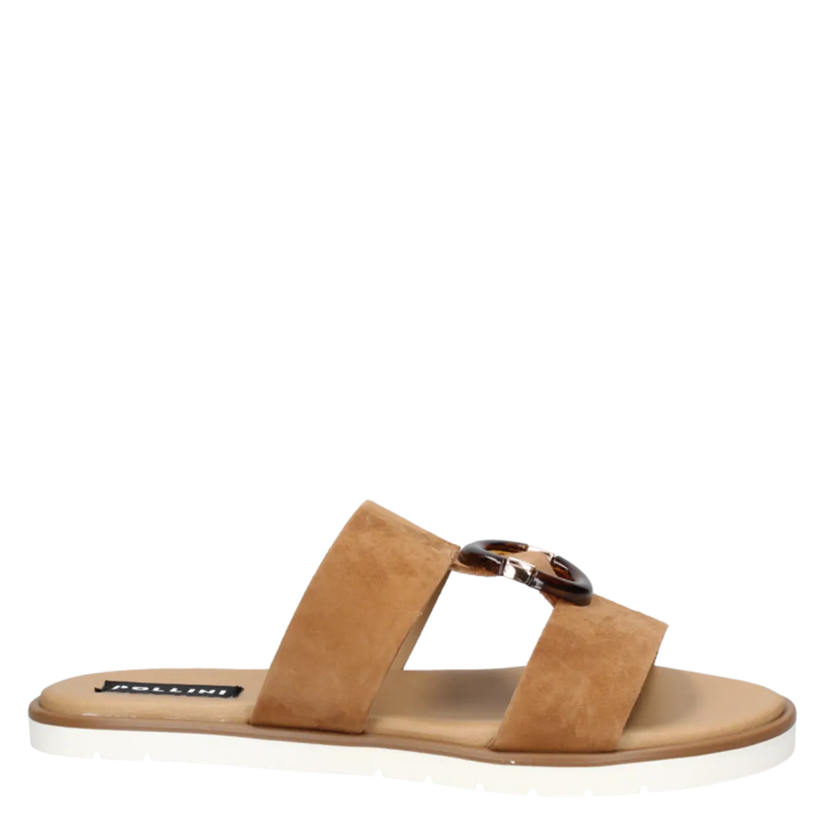 POLLINI - Sandalia Casual Marrón Claro Pollini