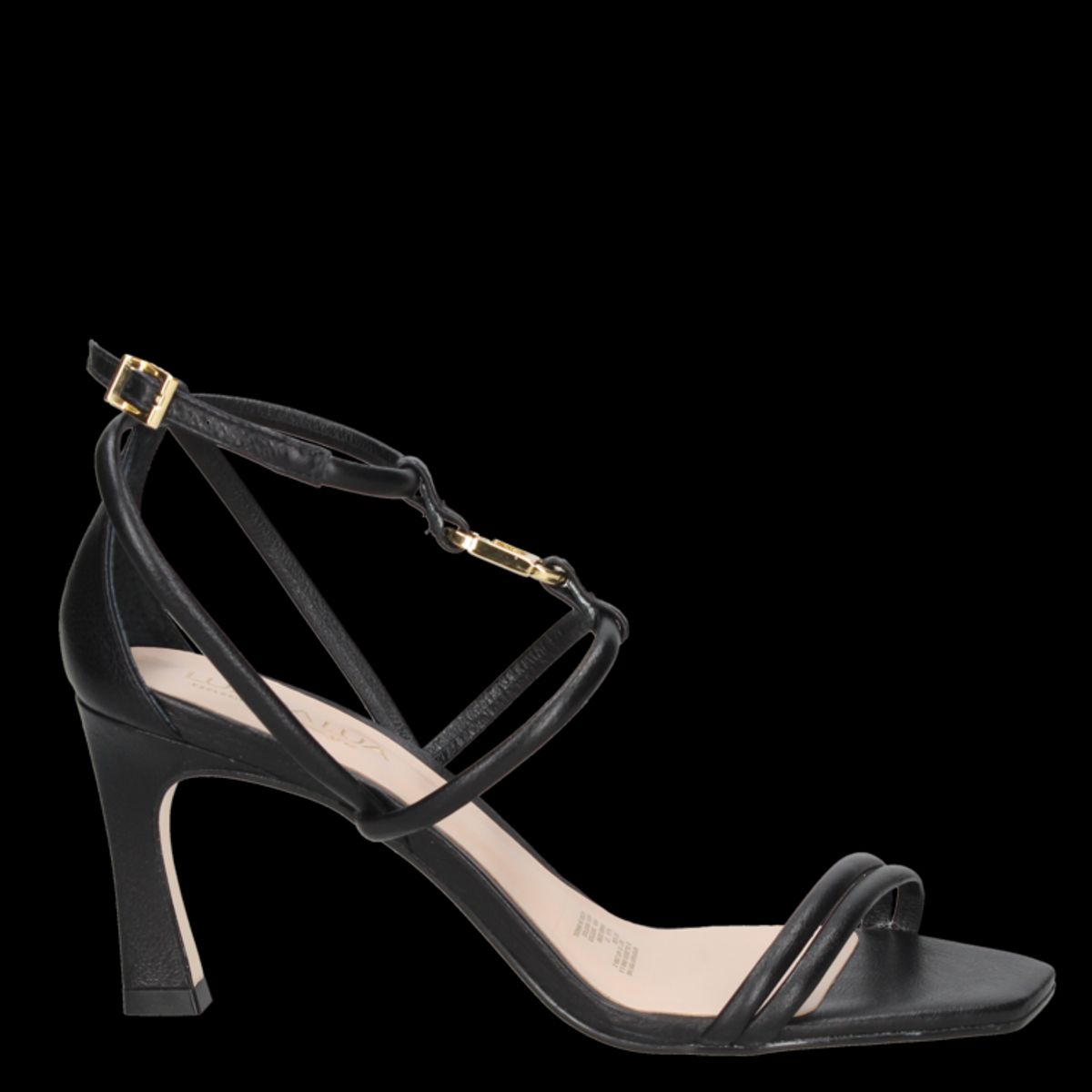 LUZ DA LUA - Sandalia Casual Negro Luz Da Lua