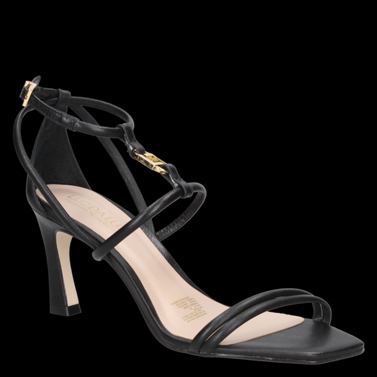 LUZ DA LUA - Sandalia Casual Negro Luz Da Lua