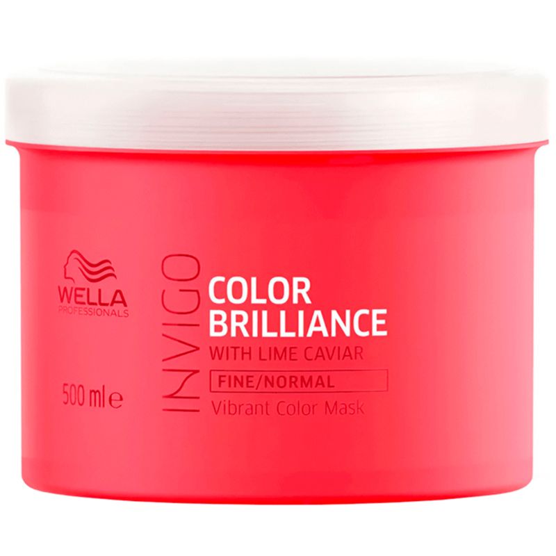WELLA - Mascarilla Capilar Wella Invigo Color Brilliance  500ml Brillo Y Color.