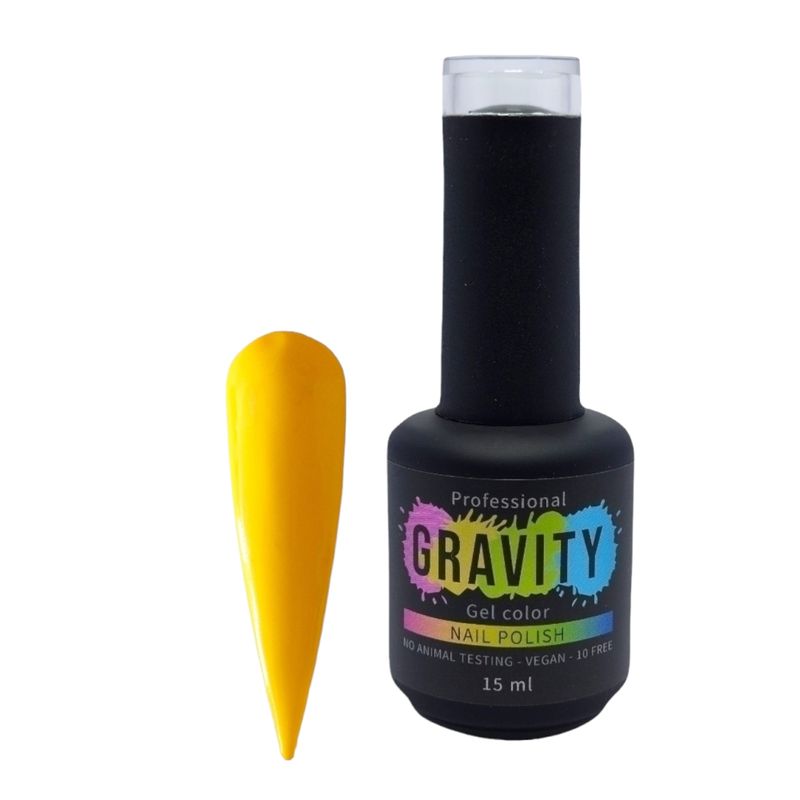 GRAVITY - Amarillo Esmalte Permanente Profesional 15ml 027.