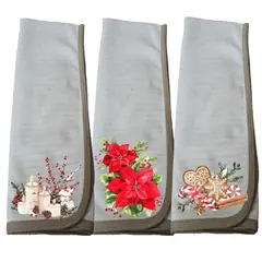 DCOBRE - Paño Loza en Cobre Flor Navidad