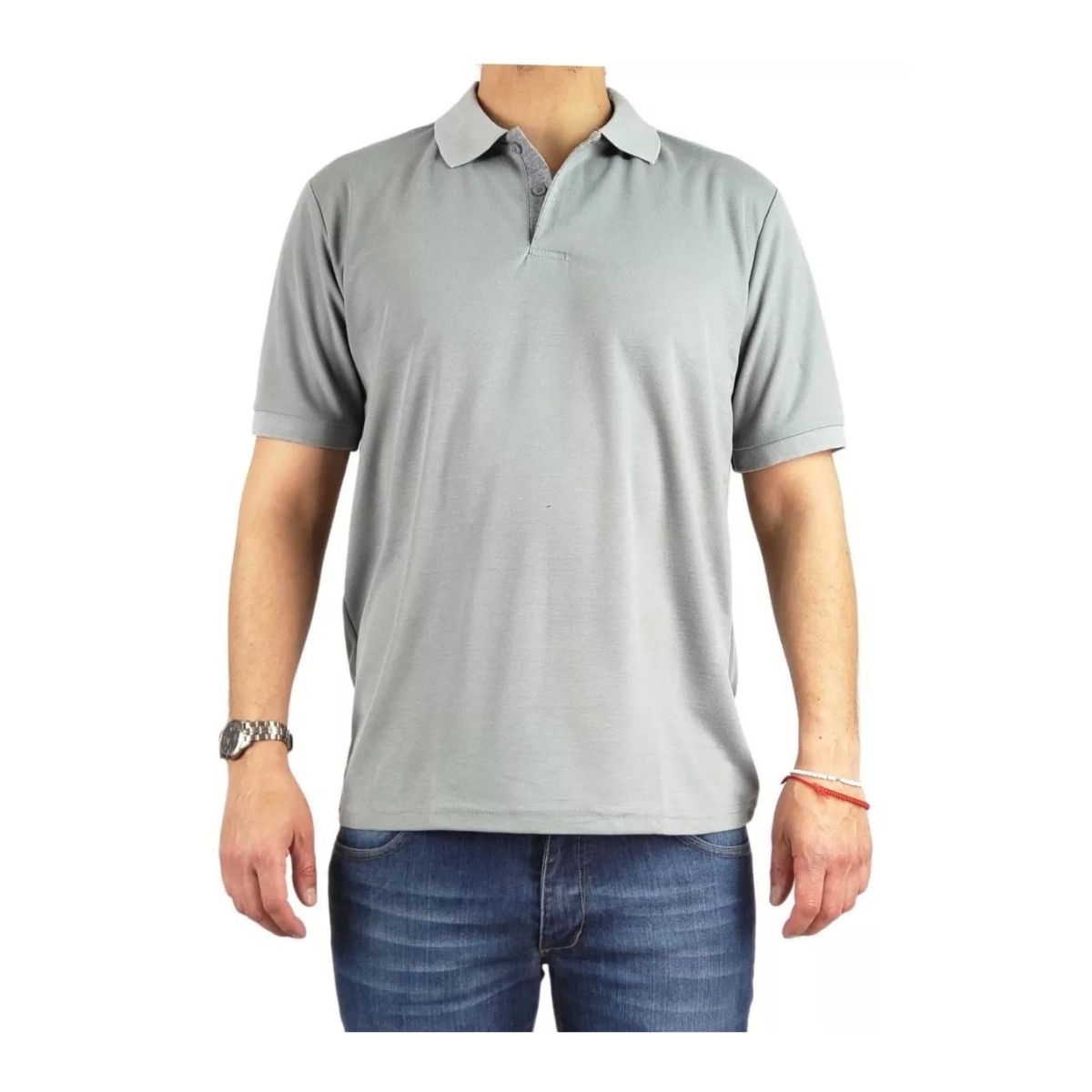 LIKE SHOP - Polera Piqué Hombre Textura Suave 001