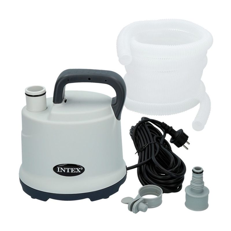 INTEX - Bomba de Vaciado Drenaje para Piscinas Estructurales INTEX
