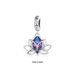 TRENDY CHARMS - Charm Flor de Loto Serenidad Plata 925