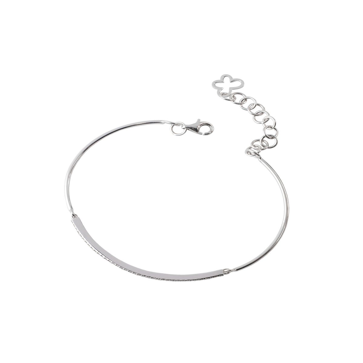 JB JOYAS BARON - Pulsera Oro Blanco 18kt Diamantes 22 Pts SI/H