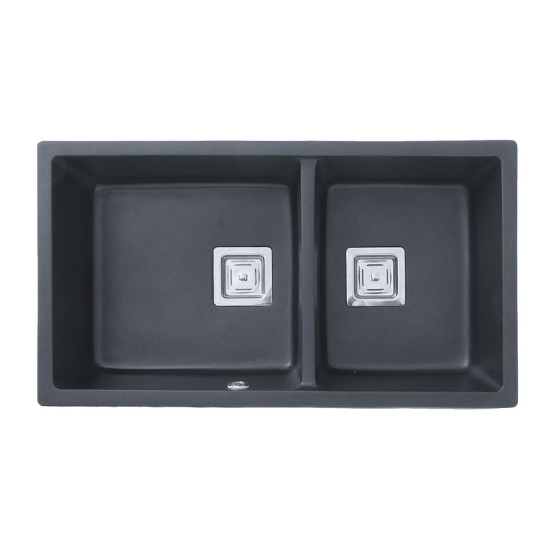 Lavaplatos Deluxe 2C Granito Negro