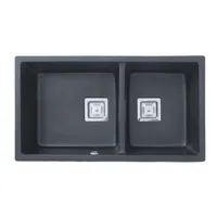 Lavaplatos Deluxe 2C Granito Negro