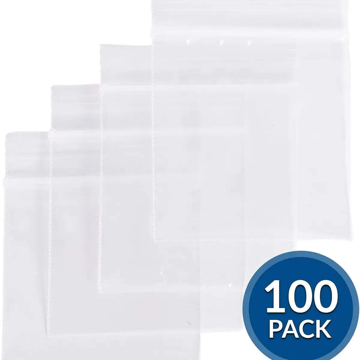 GENERICO - Pack 100 Bolsas Herméticas Transparente 4x6cm Bolsas Plasticas