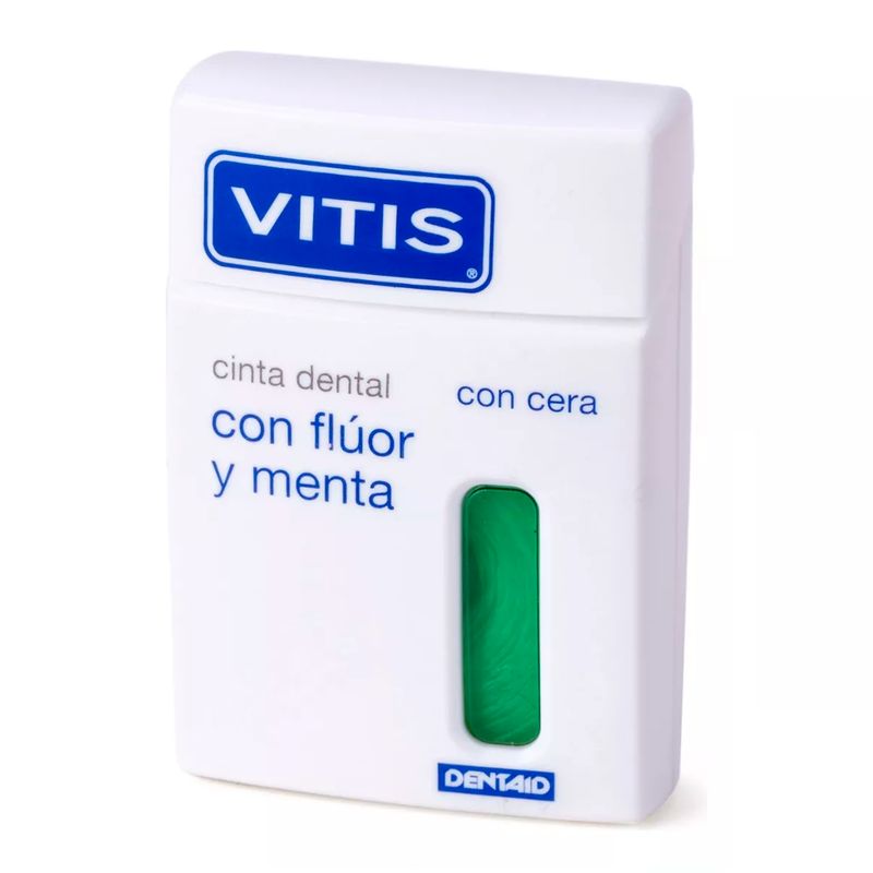 VITIS - Vitis Cinta Dental con cera fluor y menta.