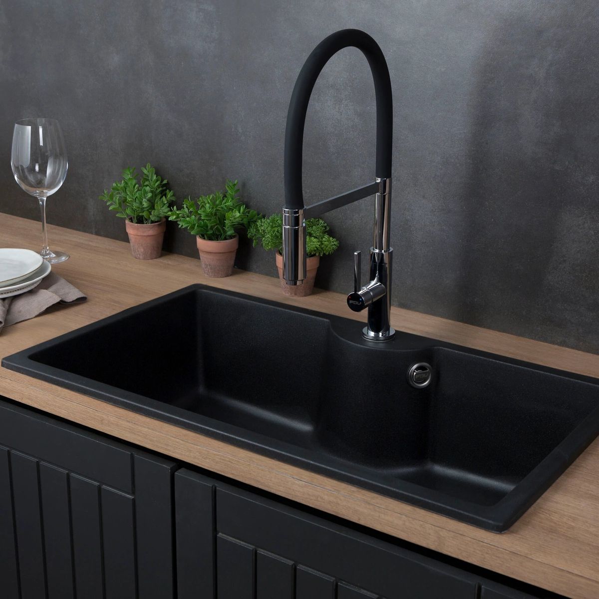 FDV - Lavaplatos FDV DELUXE Tunez Nero