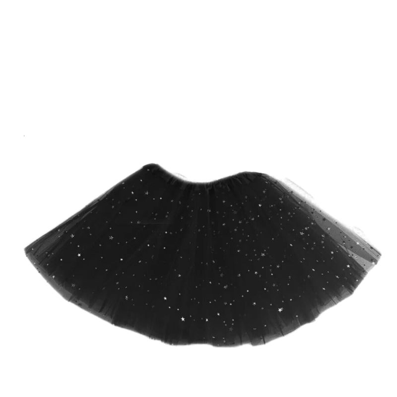GENERICO - Tutu Glitter Niñas Negro
