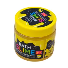 LA PREPIE - SHAMPOO PARA NIÑOS + GEL DE DUCHA INFANTIL SLIME AROMATICO ENTRETENIDO AMARILLO.-