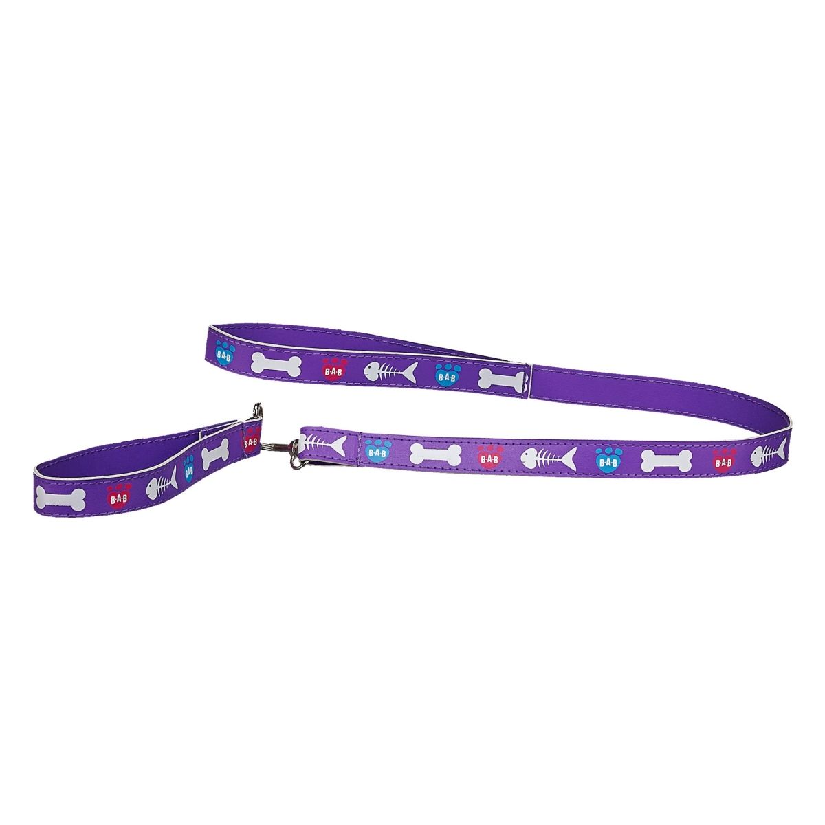 BUILD A BEAR - Collar morado con correa para peluche Build a Bear