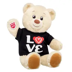 BUILD A BEAR - Polera Negra Love Build-A-Bear