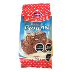 MONT BLANC - Mezcla Brownie Lista Para Preparar 400 Gr Carozzi
