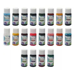 GENERICO - Pigmento Para Resina Uv 20 Colores Solido Brillante.