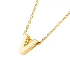 JB JOYAS BARON - Collar de Oro 18kt Letra V