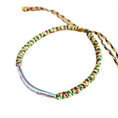 GENERICO - Pulsera hilada de Colores con Decoración
